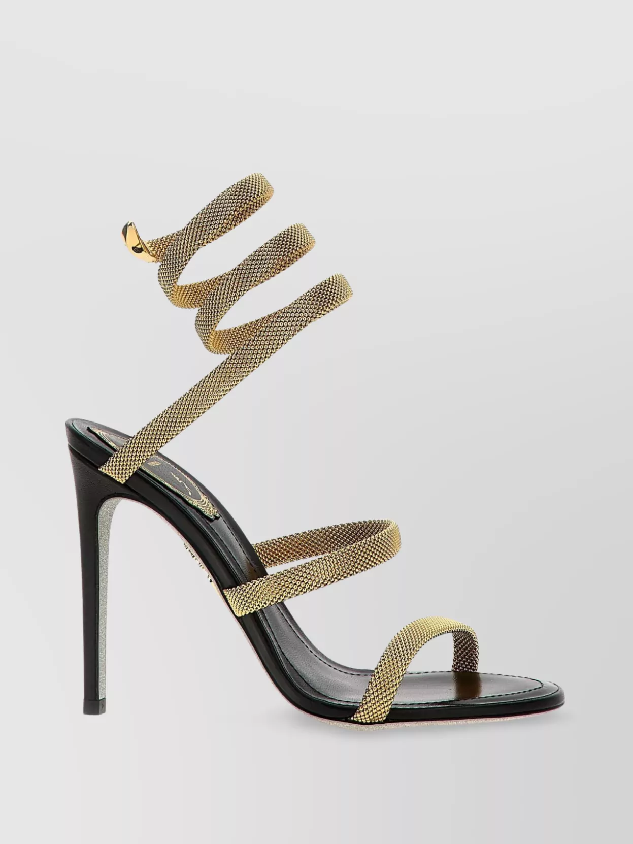 Rene Caovilla 'Golden Cleo' Spiral Strap Sandals