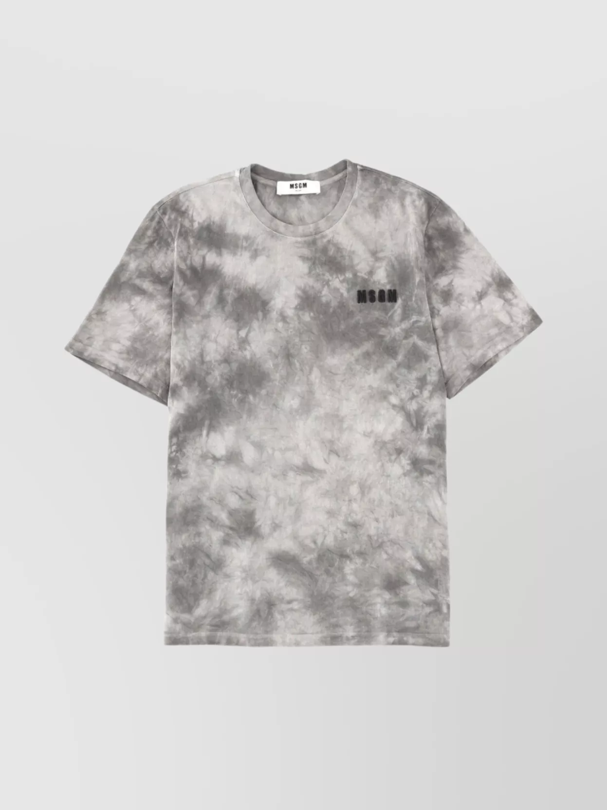 Msgm Tie-dye Crew Neck Short Sleeve T-shirt
