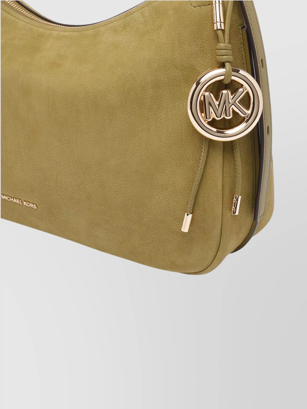 Michael Michael Kors Suede Shoulder Bag Featuring Removable Strap