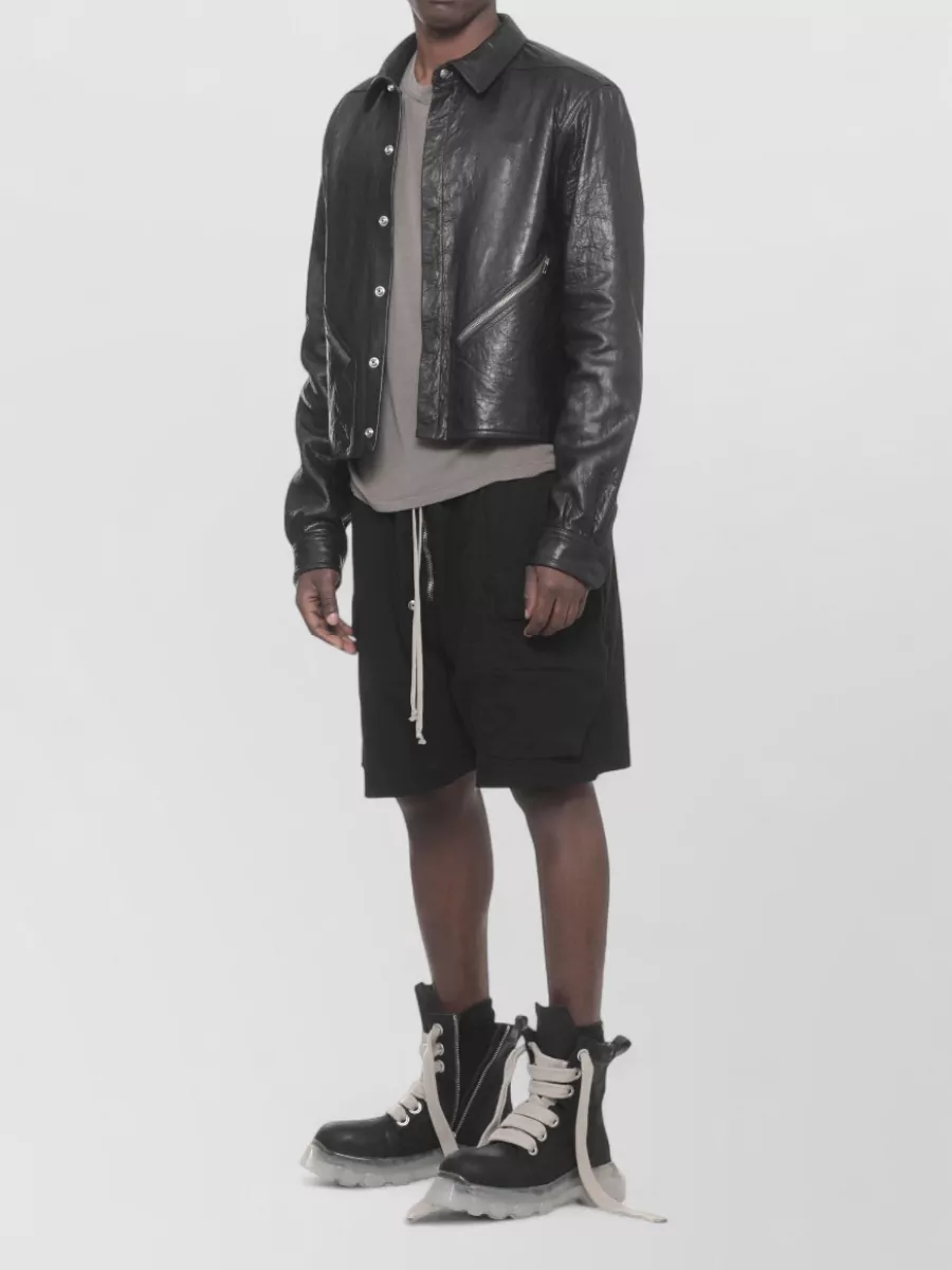 Rick Owens Silk Blend Short-Sleeve T-Shirt