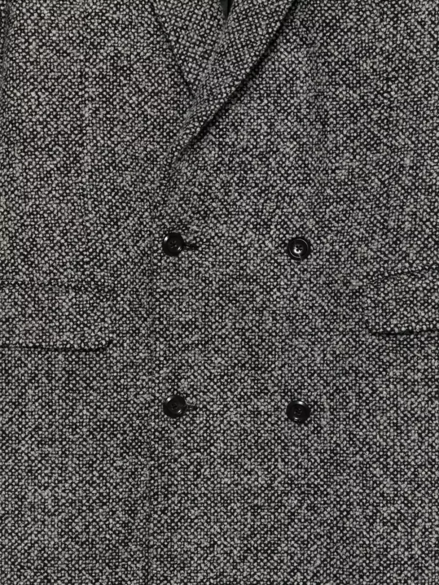 Emporio Armani Double-Breasted Wool Coat