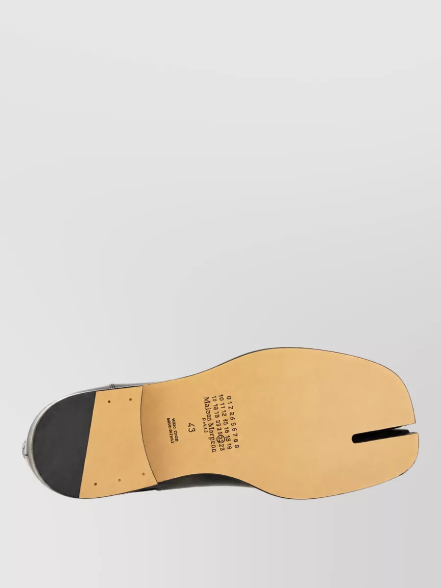 Maison Margiela Leather Tabi Chelsea Boots