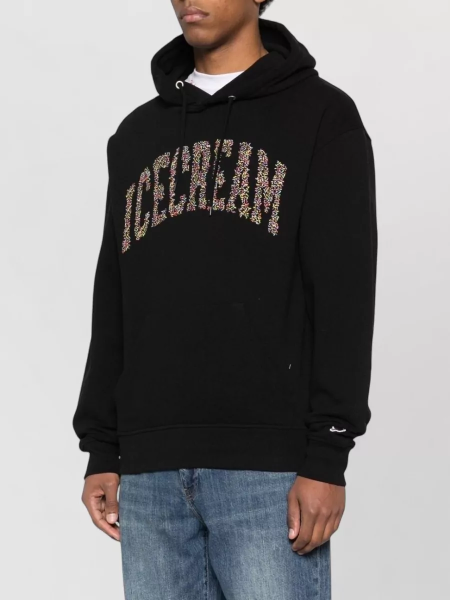 Icecream Logo Cotton Hoodie