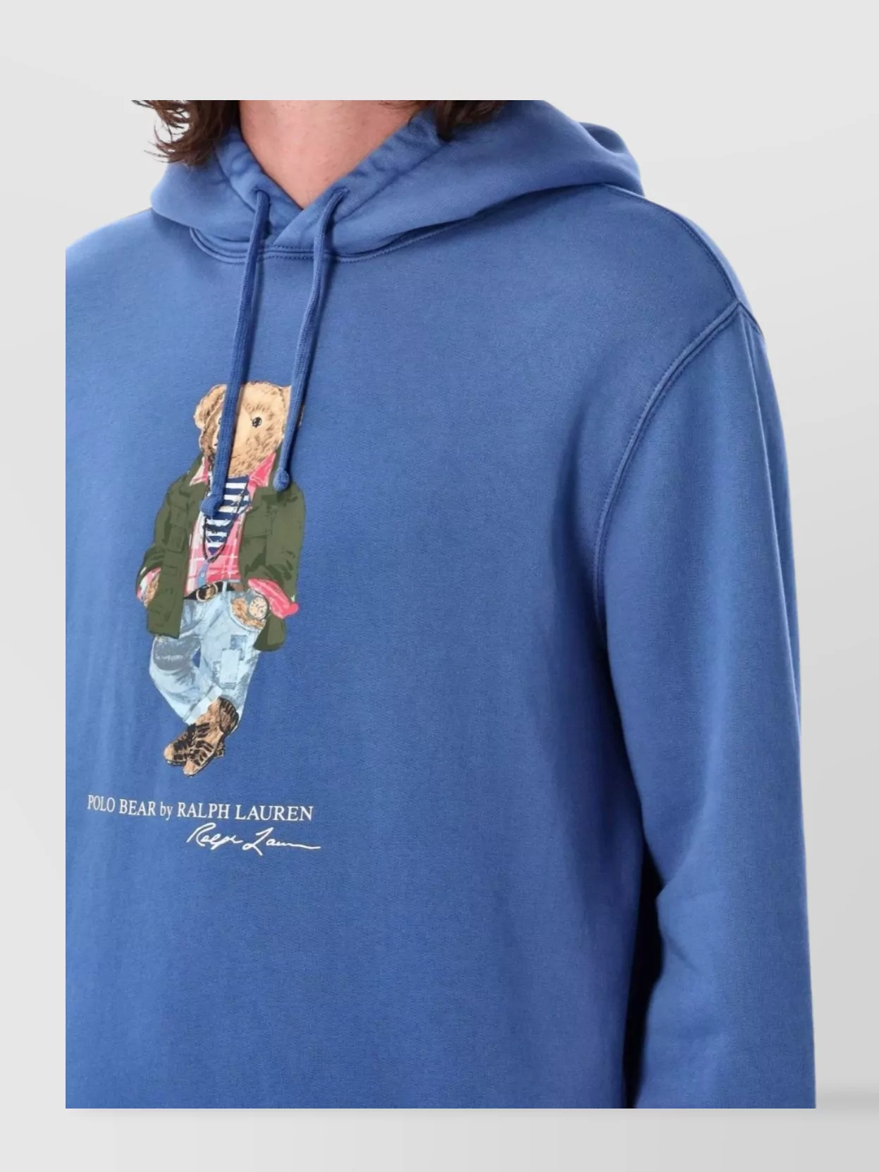 Polo Ralph Lauren Graphic Print Cotton Blend Hooded Sweater