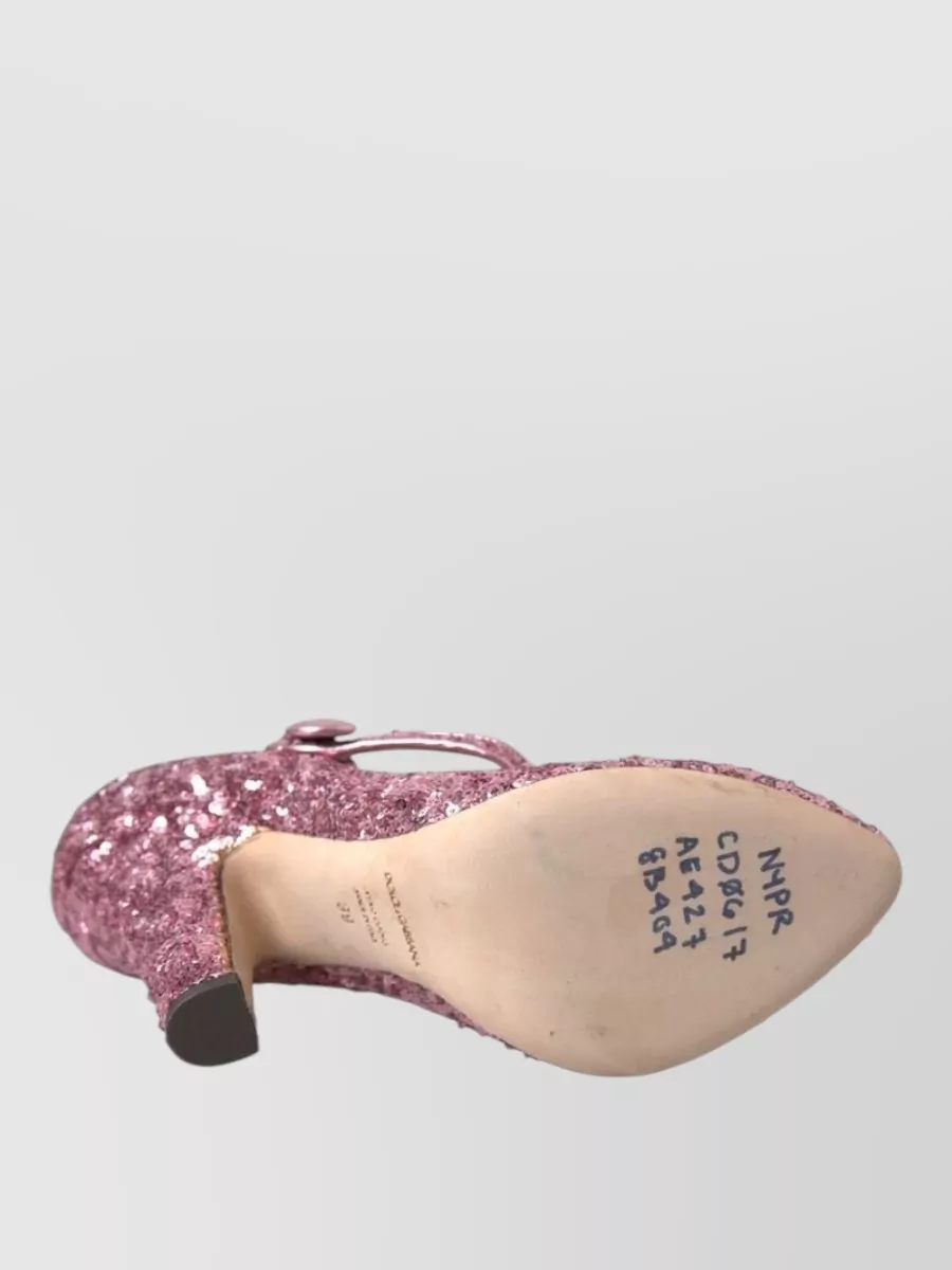 Dolce&Gabbana Sequin Mary Jane Pumps