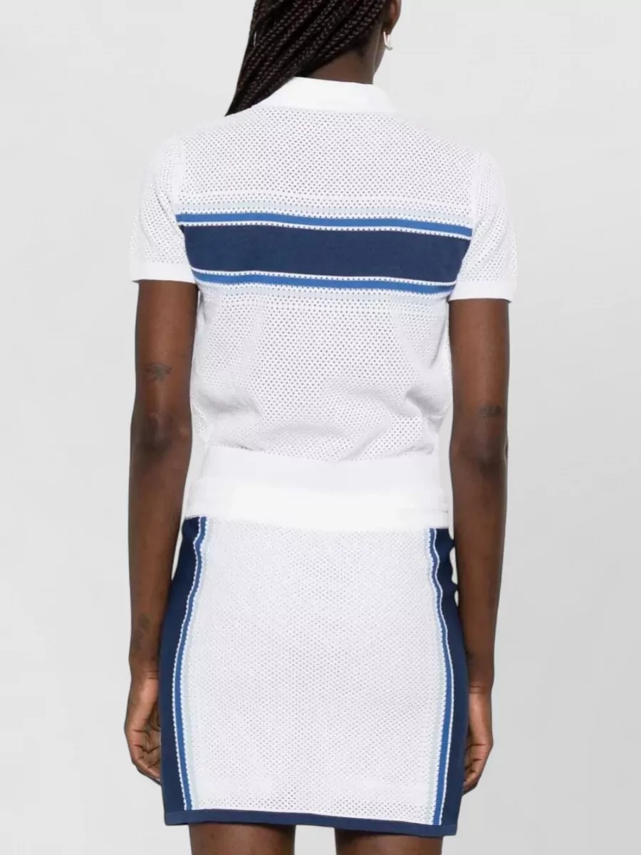 Casablanca Striped Fitted Skirt