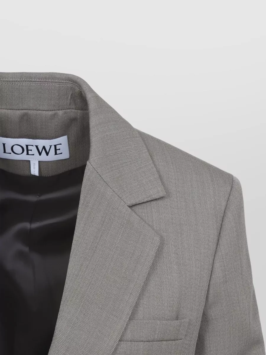 Loewe Tailored Jacket Notch Lapel Single Breasted
