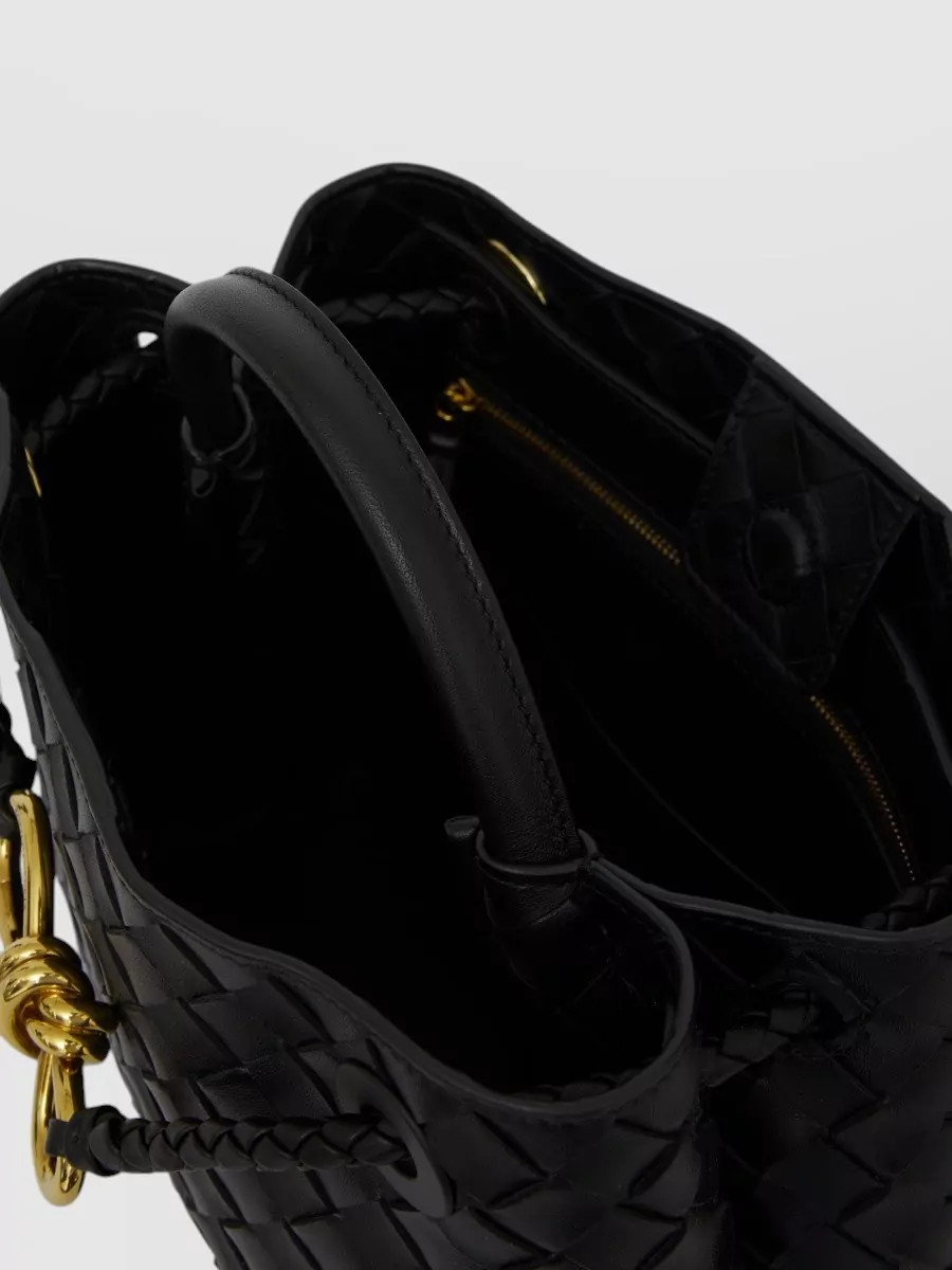 Bottega Veneta Andiamo Small Leather Tote Bag