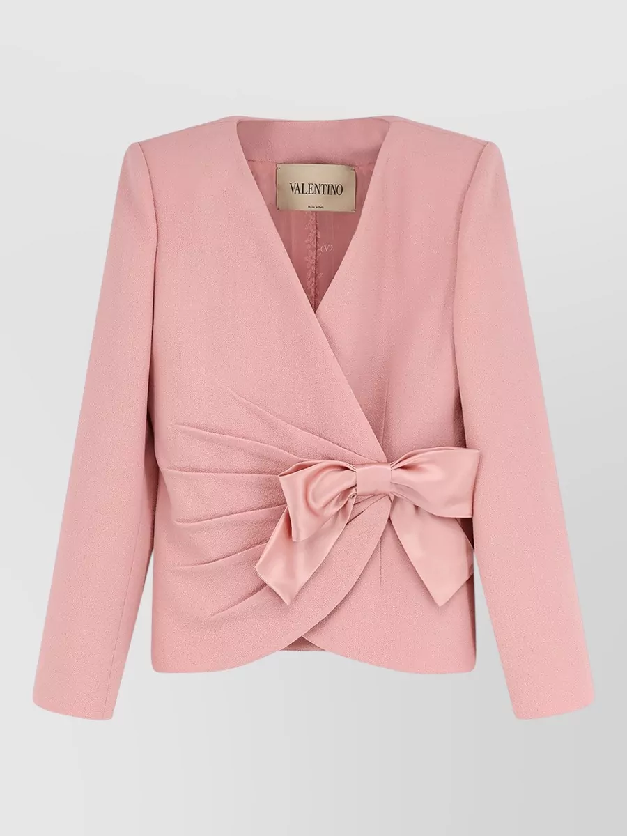 Valentino Wool Crepe Blazer