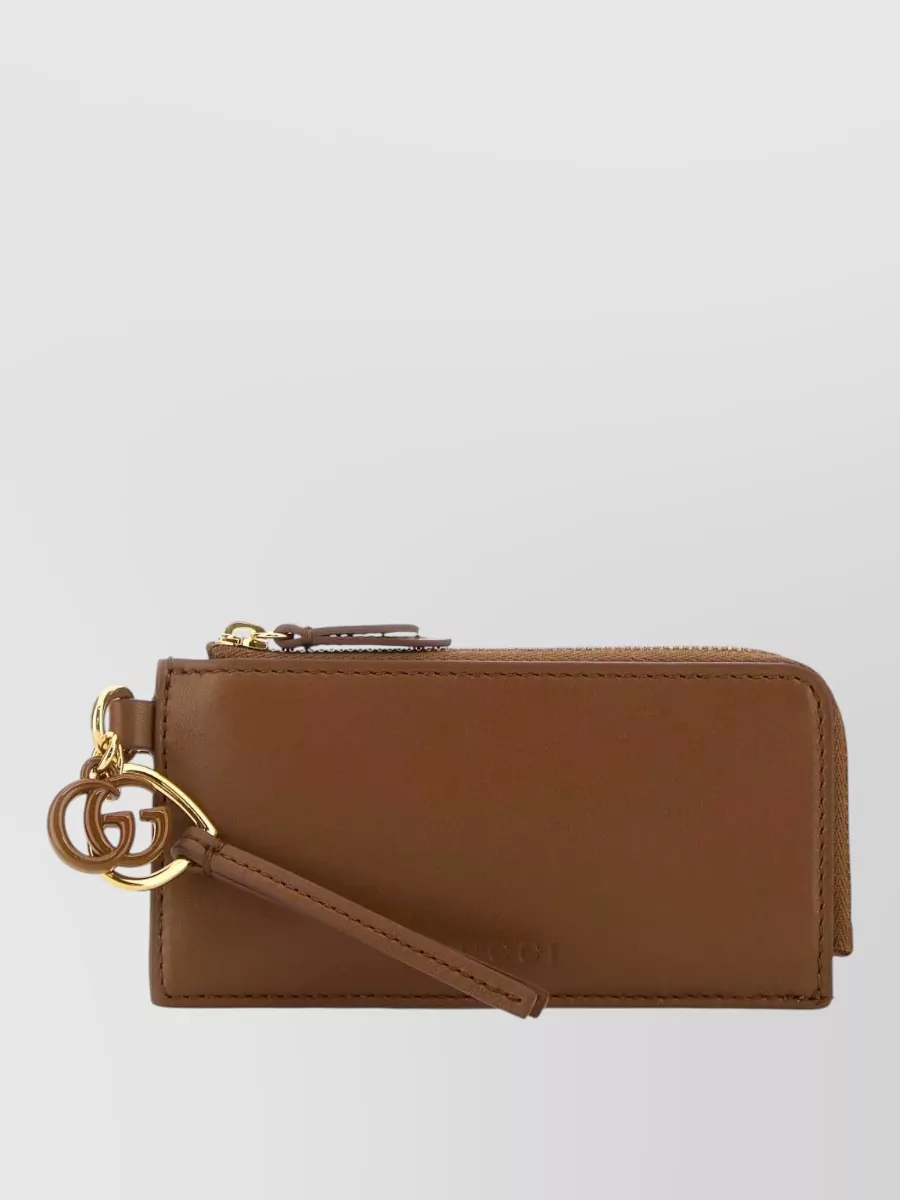 Gucci Leather Card Holder And Key Ring