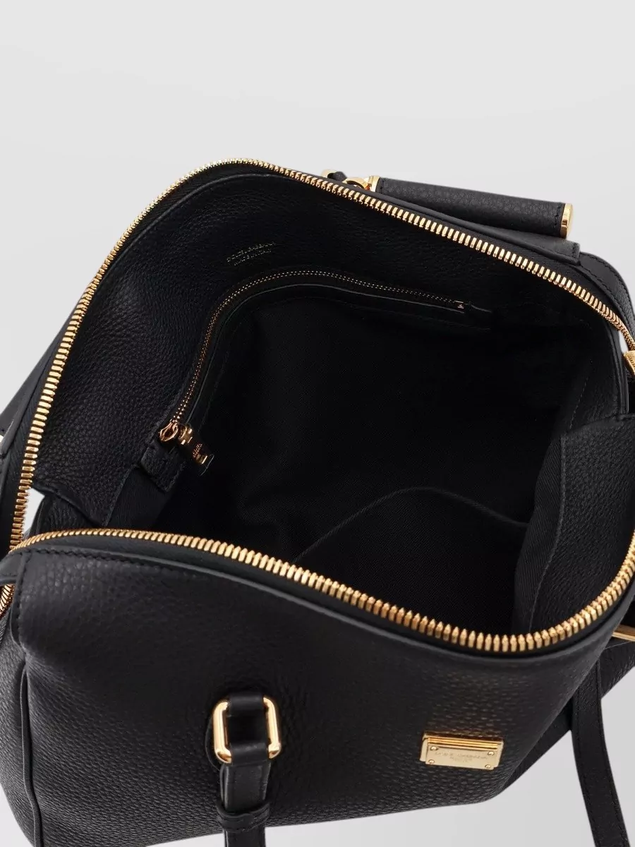 Dolce&Gabbana Vittoria Leather Travel Bag