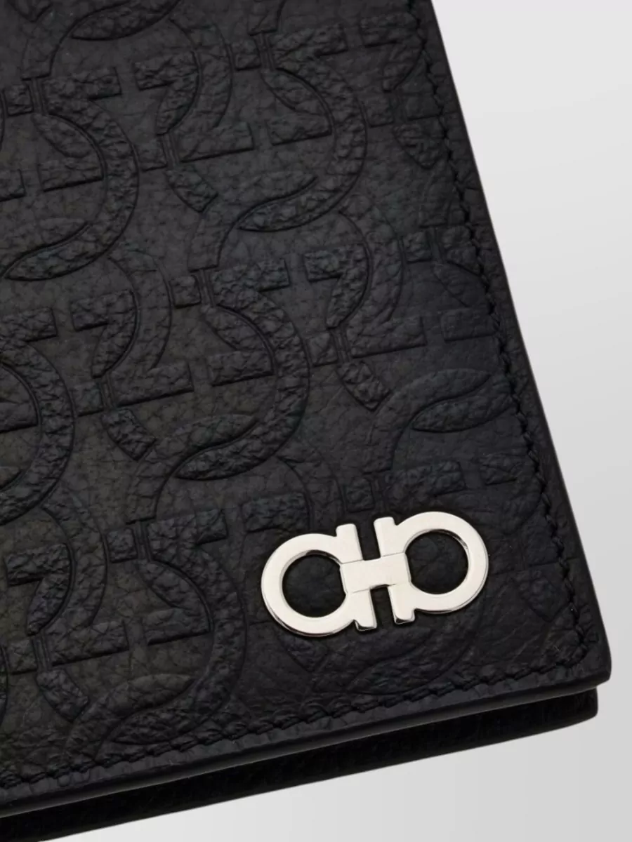 Ferragamo Embossed Leather Wallet