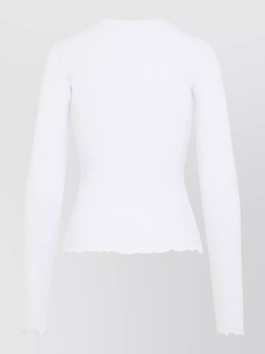 Moschino Ribbed Slim-Fit Long-Sleeve T-Shirt