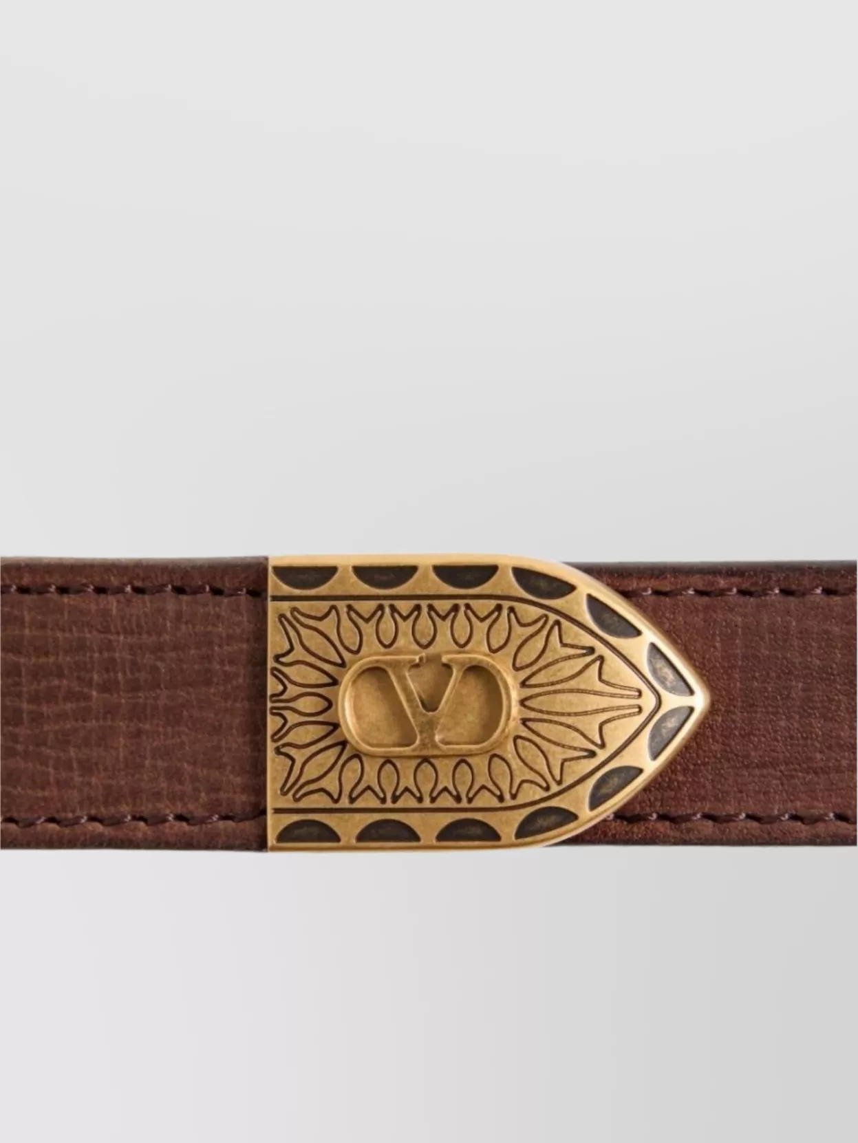 Valentino Garavani Vlogo Signature Leather Belt