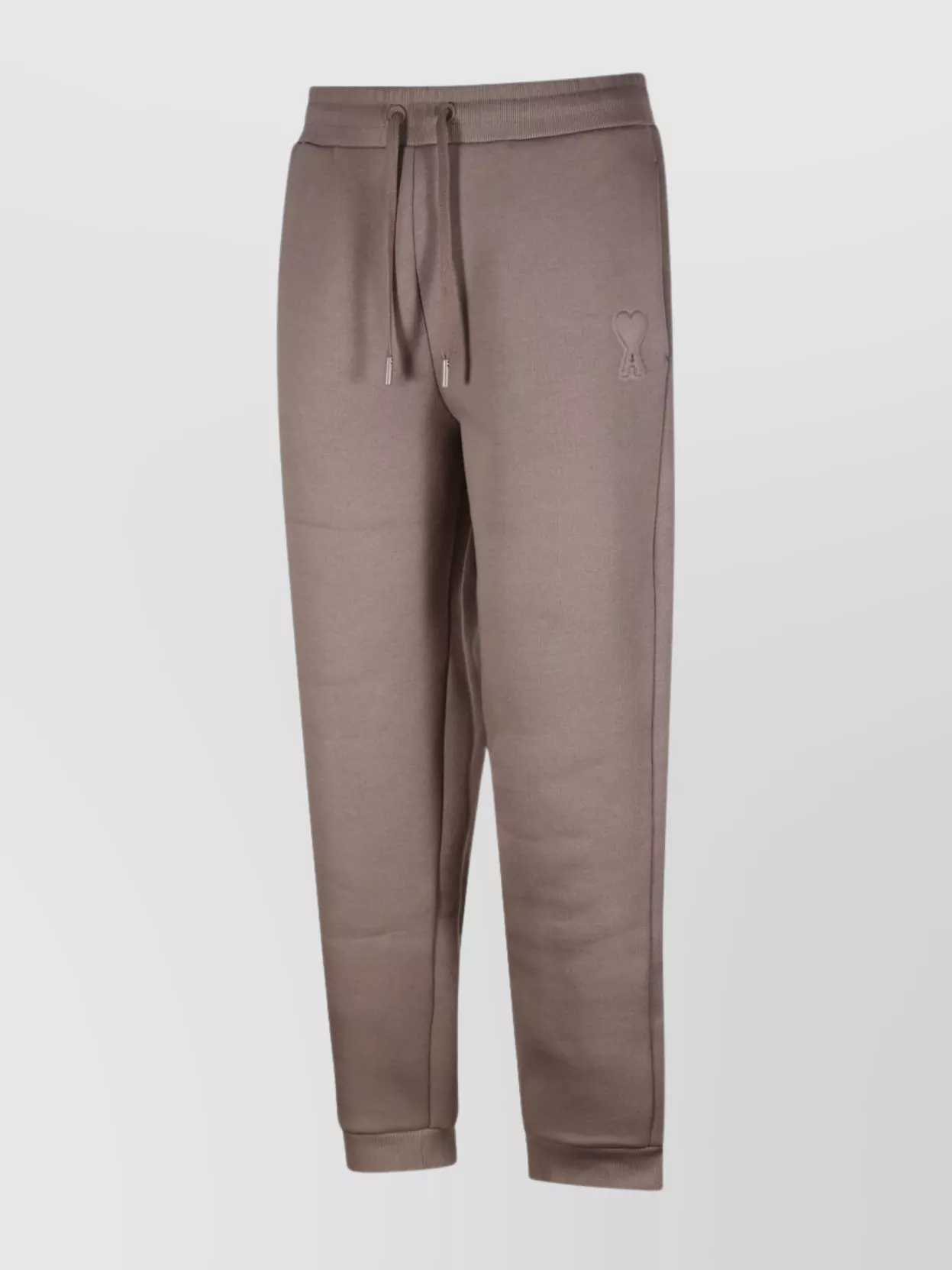 Shop Ami Alexandre Mattiussi Waist Drawstring Ribbed Cuffs Elastic Waistband