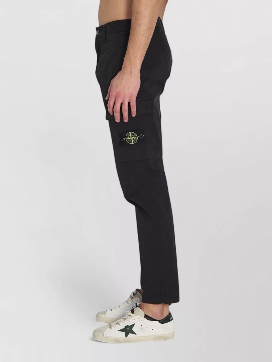 Stone Island Regular Cargo Pants Straight Leg Mid-Rise
