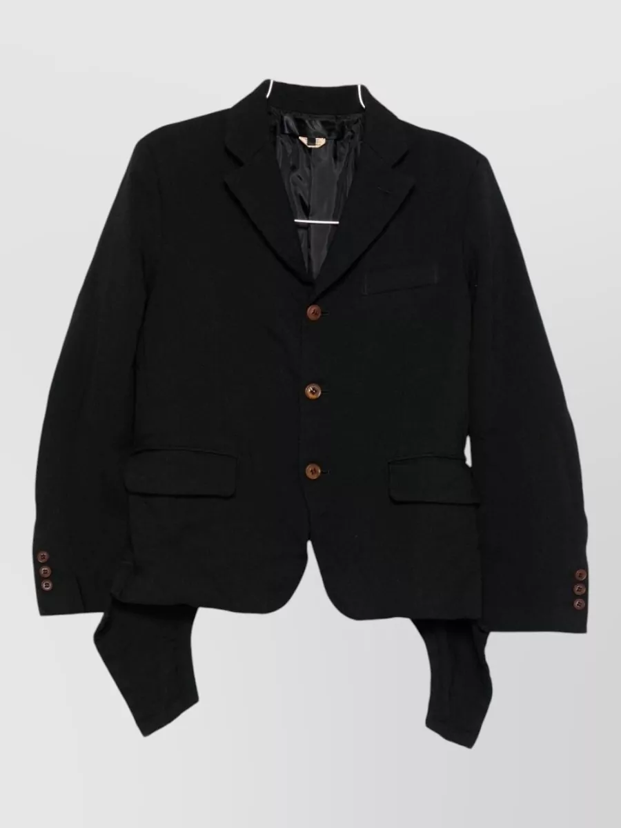 Comme Comme Tailored Jacket Single Breasted Notch Lapel