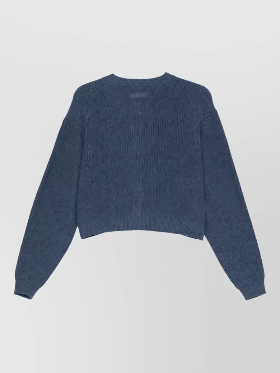 Ct Plage Cotton crewneck cardigan