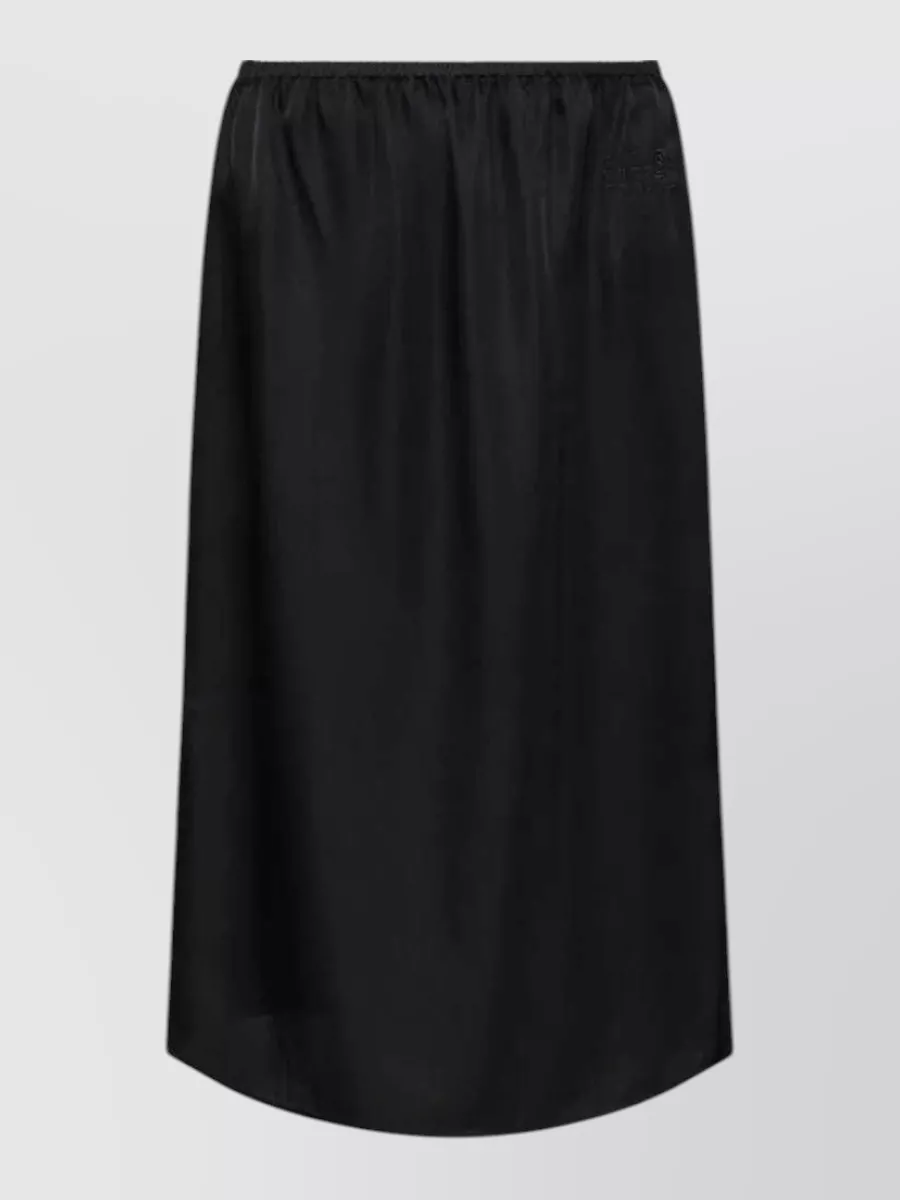 Mm6 Maison Margiela printed straight midi skirt
