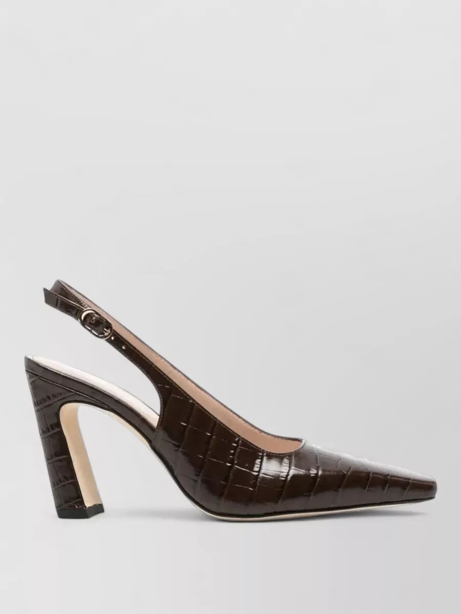 Stuart Weitzman Leather Slingback Pumps
