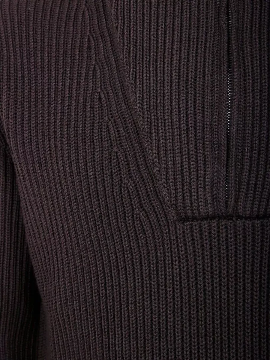 Filippo De Laurentis Half Zip Wool Jumper