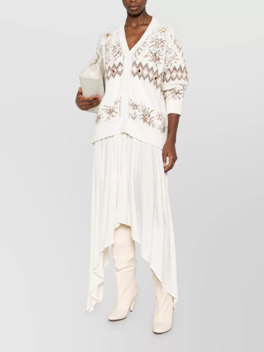 Fabiana Filippi Silk Cashmere Wool Bodysuit