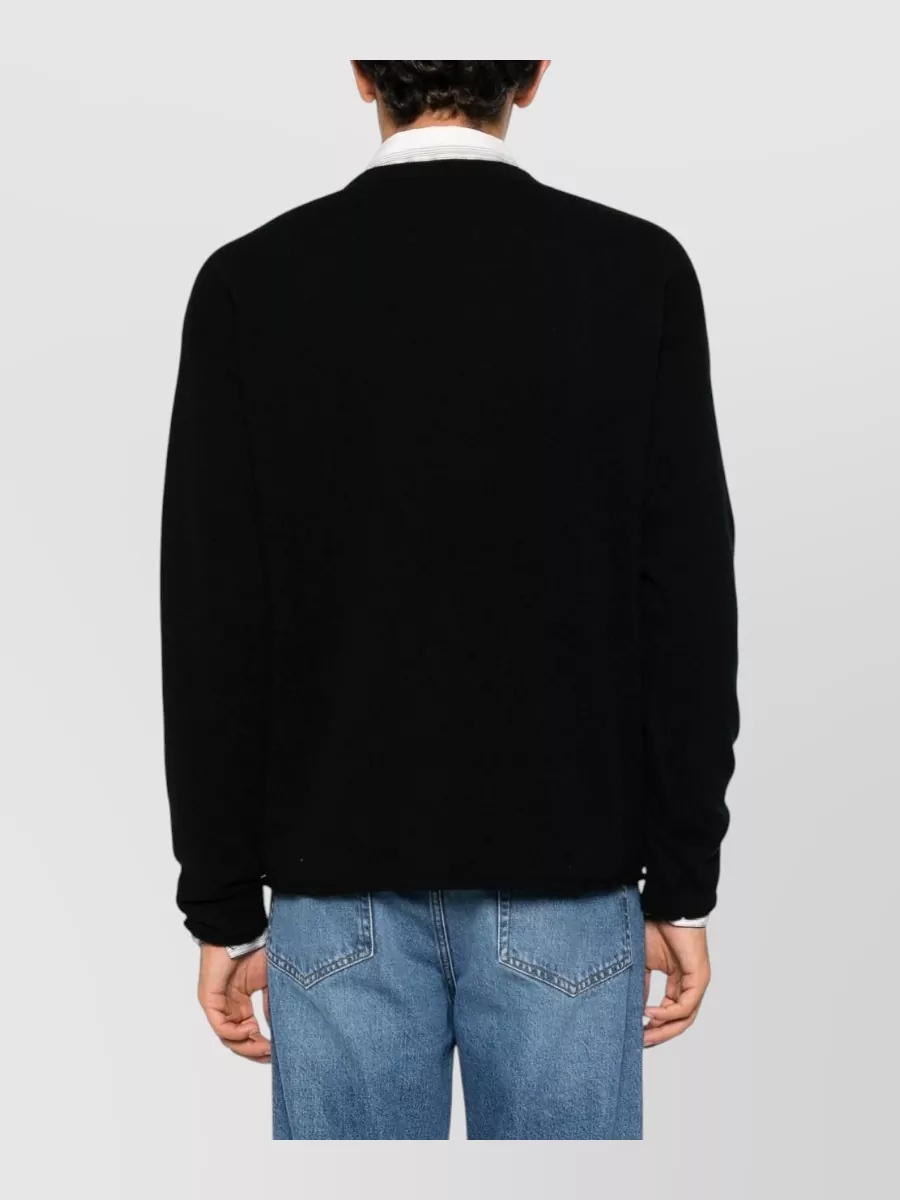 Extreme Cashmere Cashmere Fine-Knit Crew-Neck Long-Sleeve Sweater
