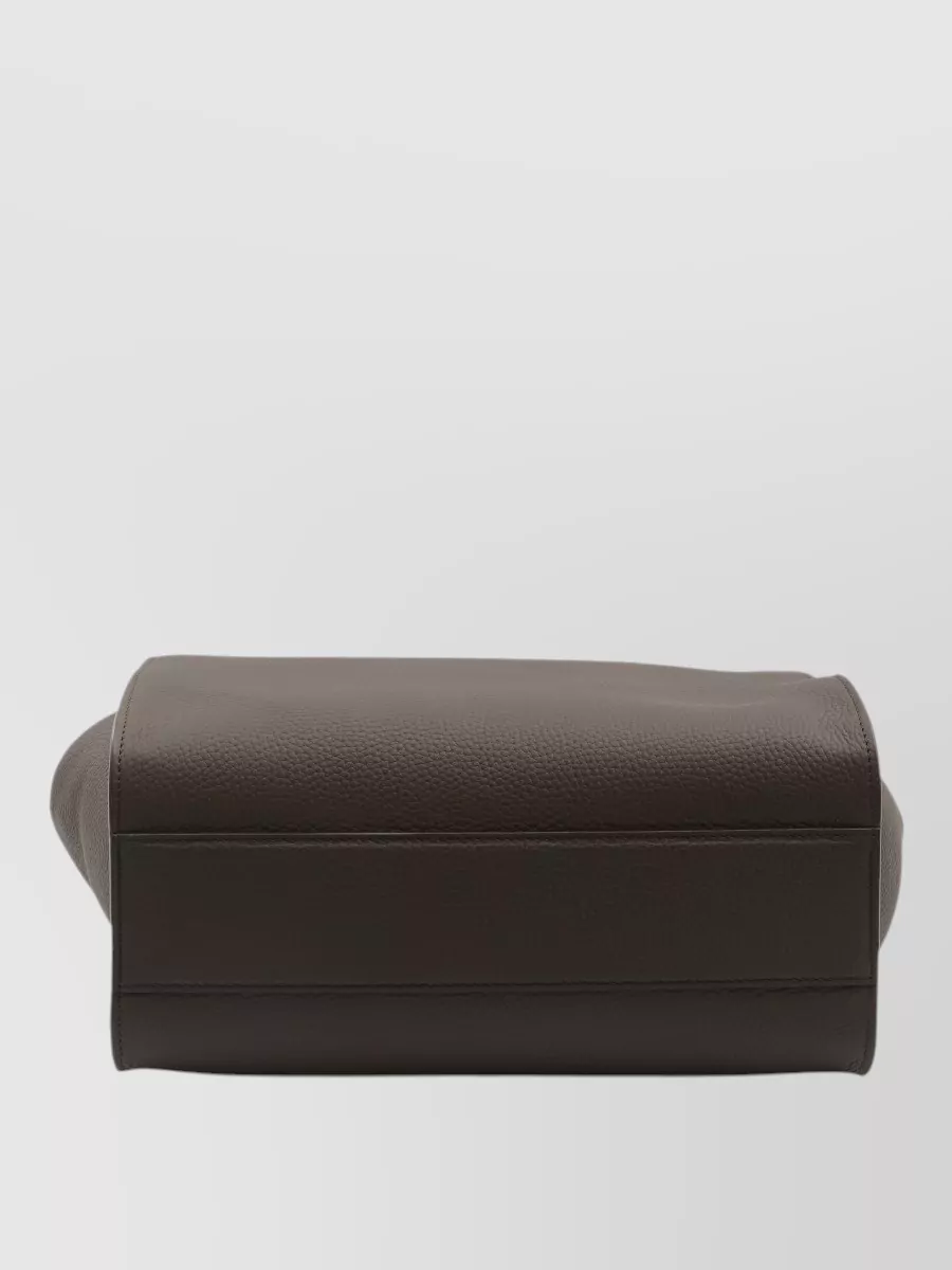 The Row Marlo 12 Hammered Leather Tote Bag