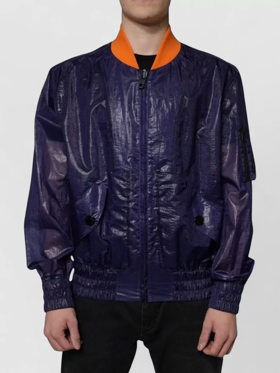 Dolce&Gabbana Cotton stretch bomber jacket