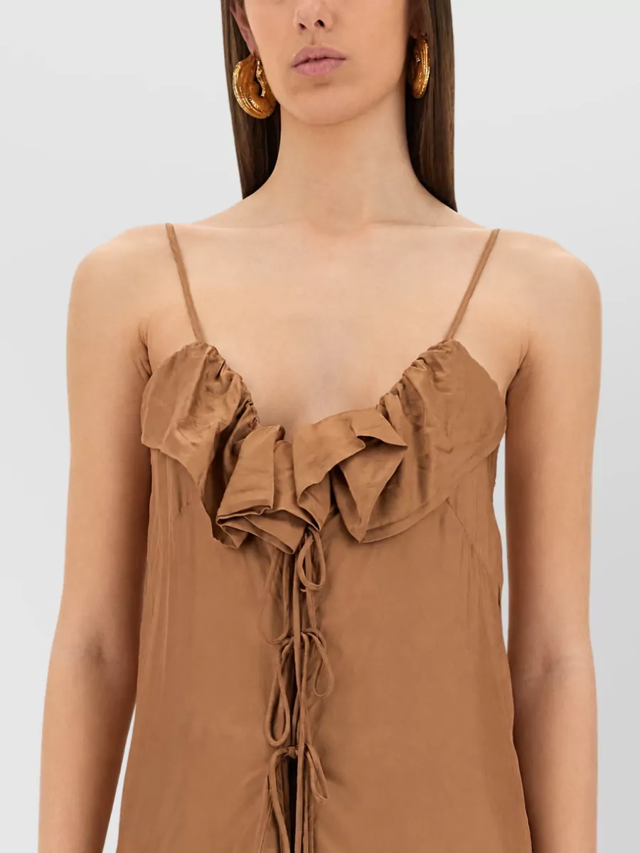 Dries Van Noten Ruffled Midi Dress