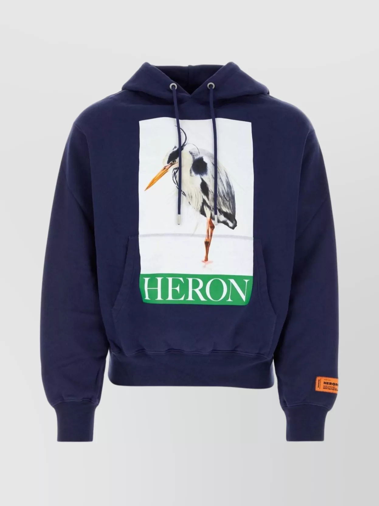 Heron Preston Graphic Print Cotton Sweatshirt In Blue
