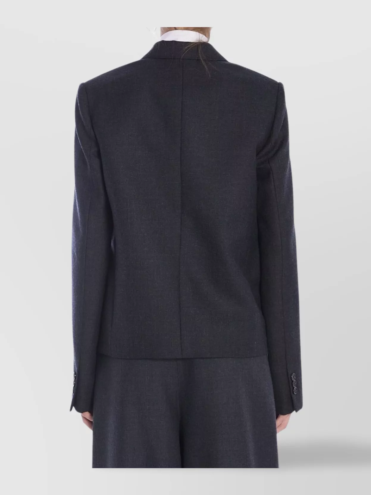 Loewe Wool Short Jacket Double-Breasted Design