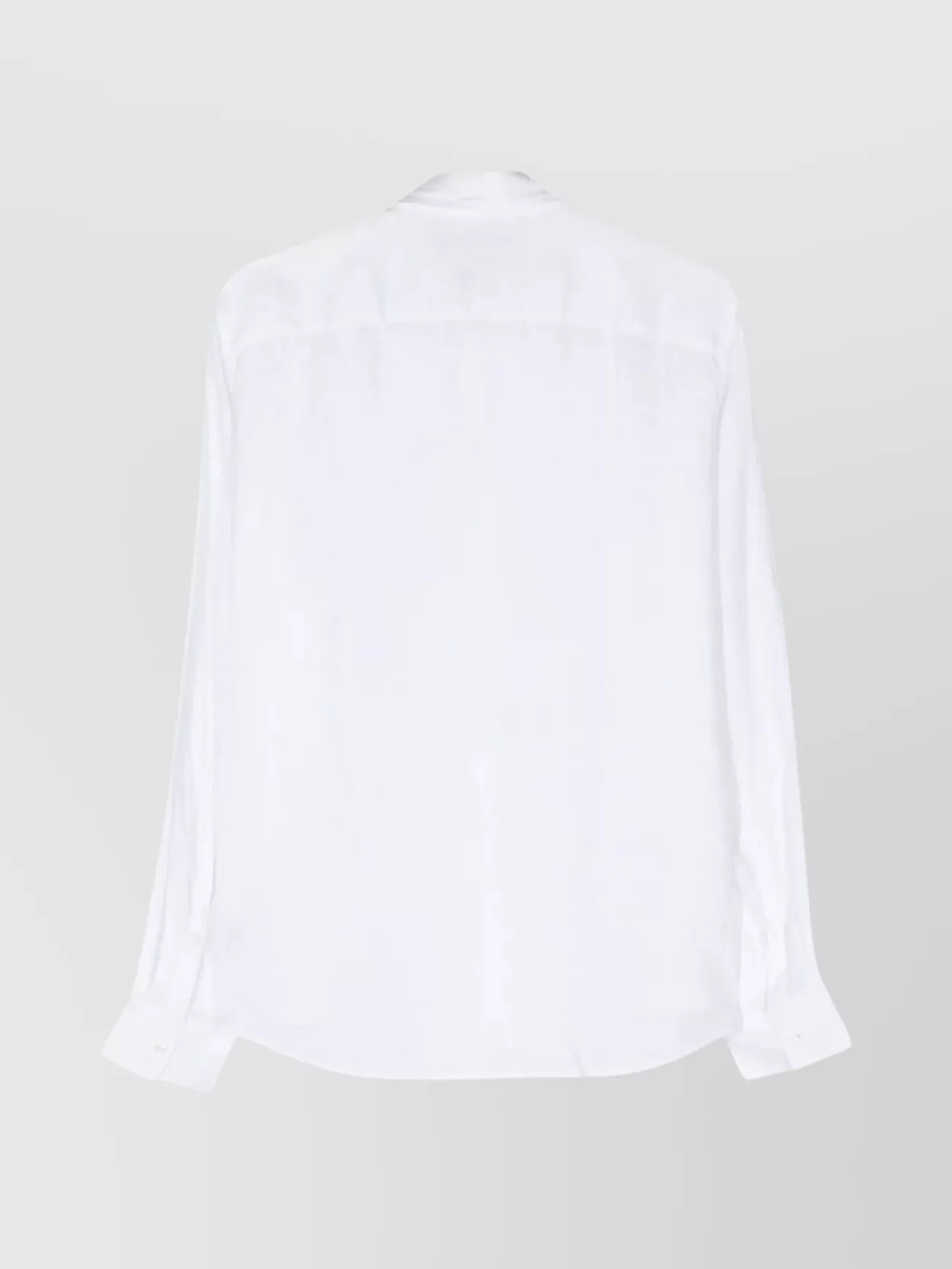 Michael Kors Tailored Button-down Shirt With Curved Hem In White
