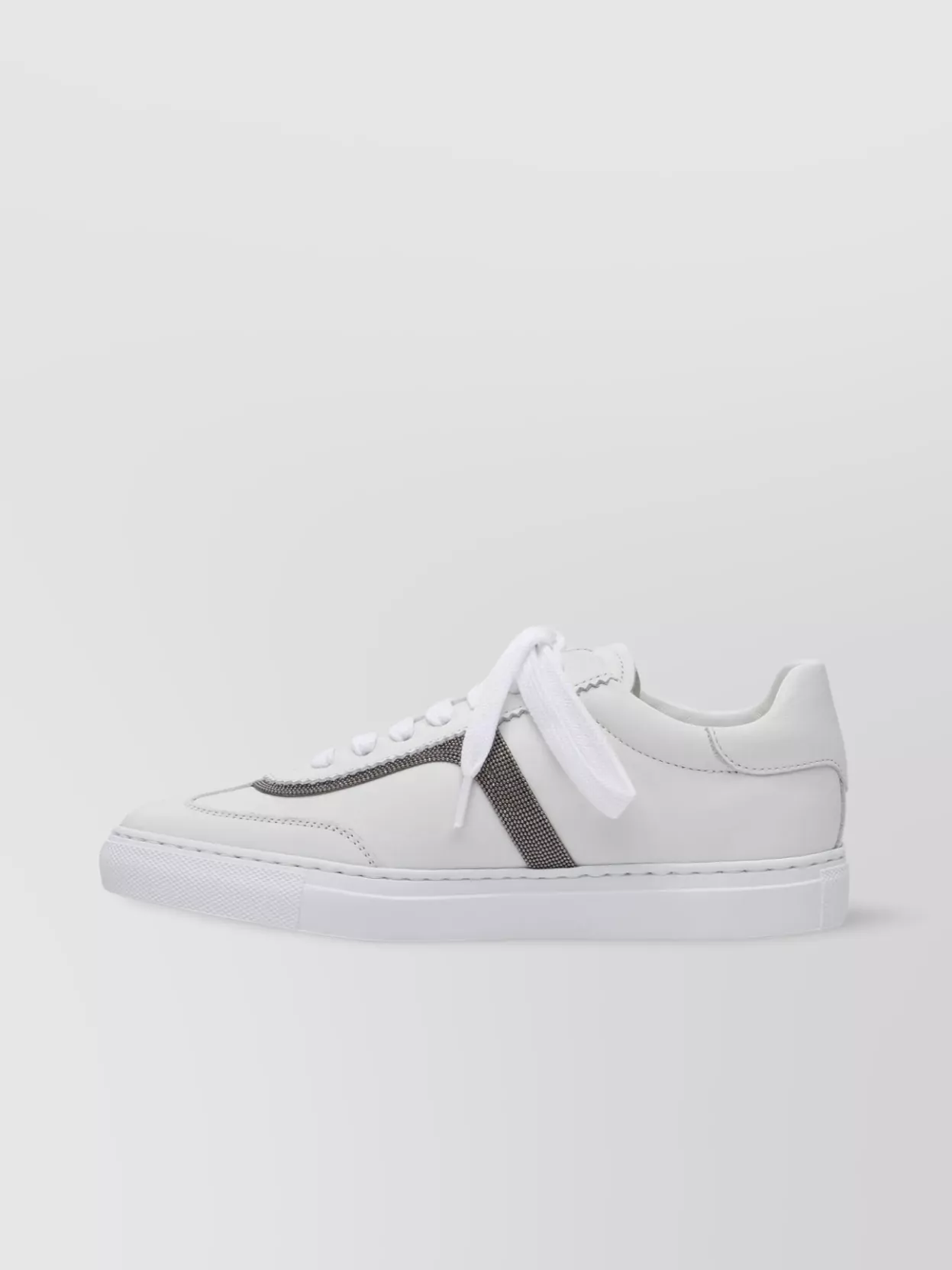 Brunello Cucinelli Sneakers With Contrast Stripe Detail