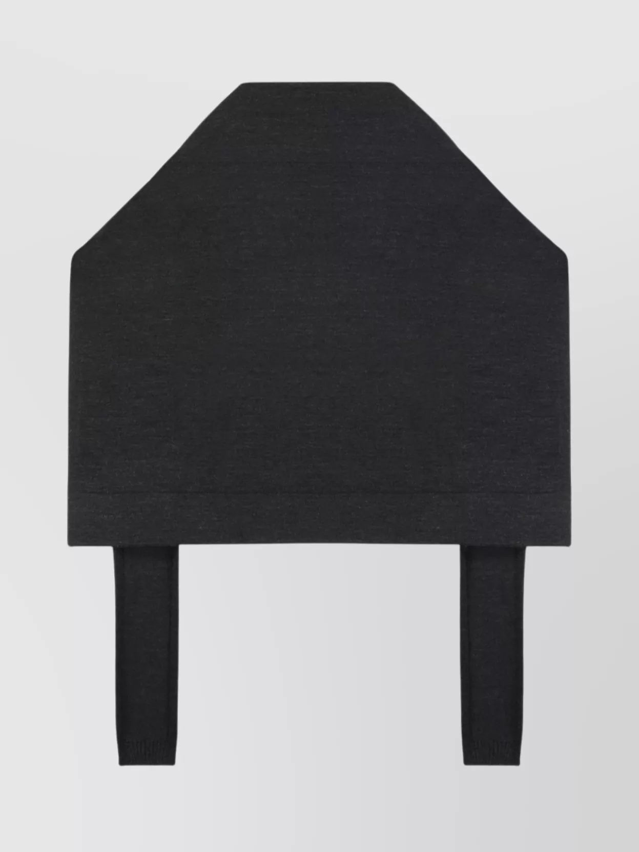 Lemaire Versatile Knitted Wool Scarf In Black
