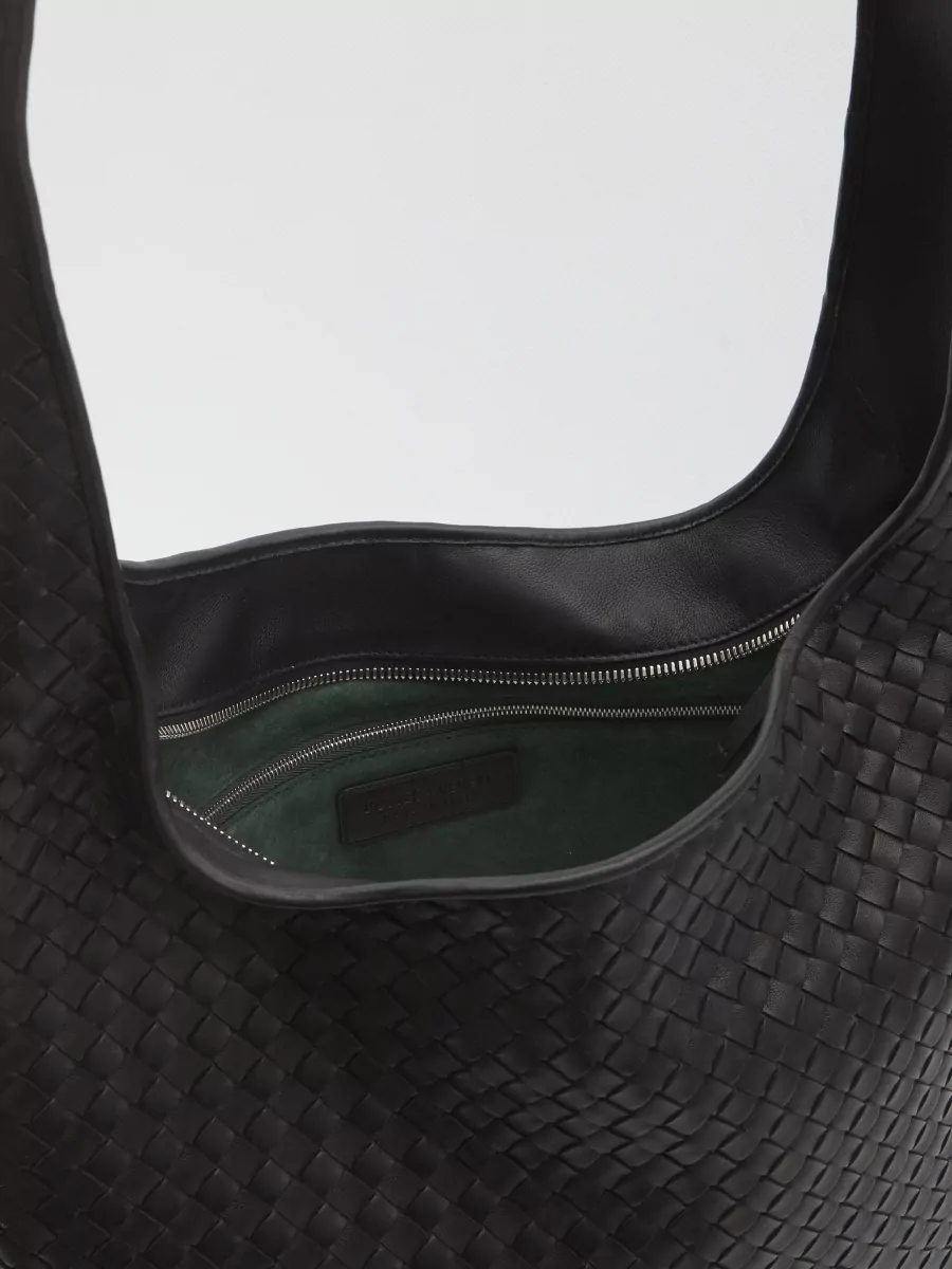 Bottega Veneta Lambskin Leather Crossbody Bag