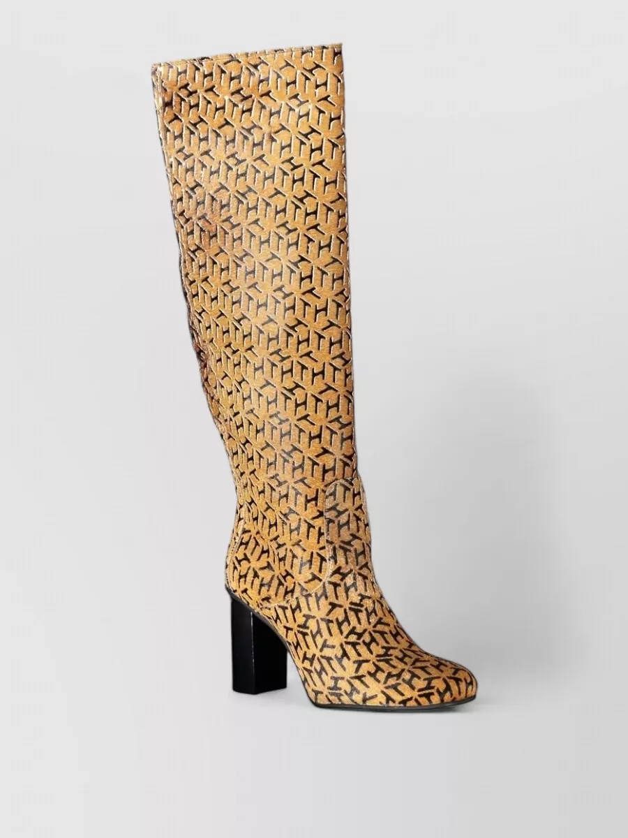 Tommy Hilfiger Leather Knee-High Boots