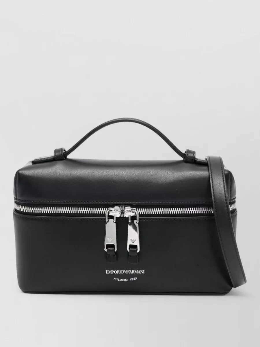 Emporio Armani Leather Clutch Bag