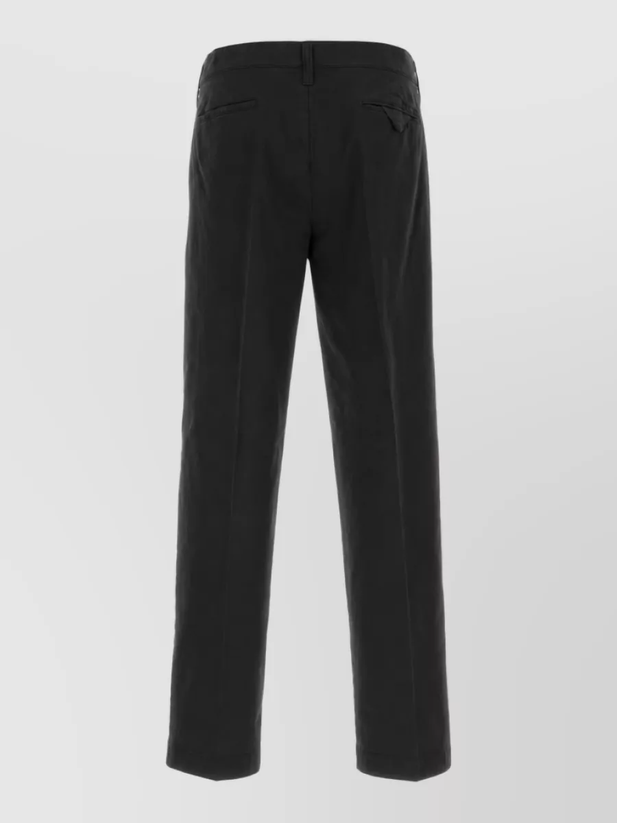 Prada Cotton Straight-Leg Trousers