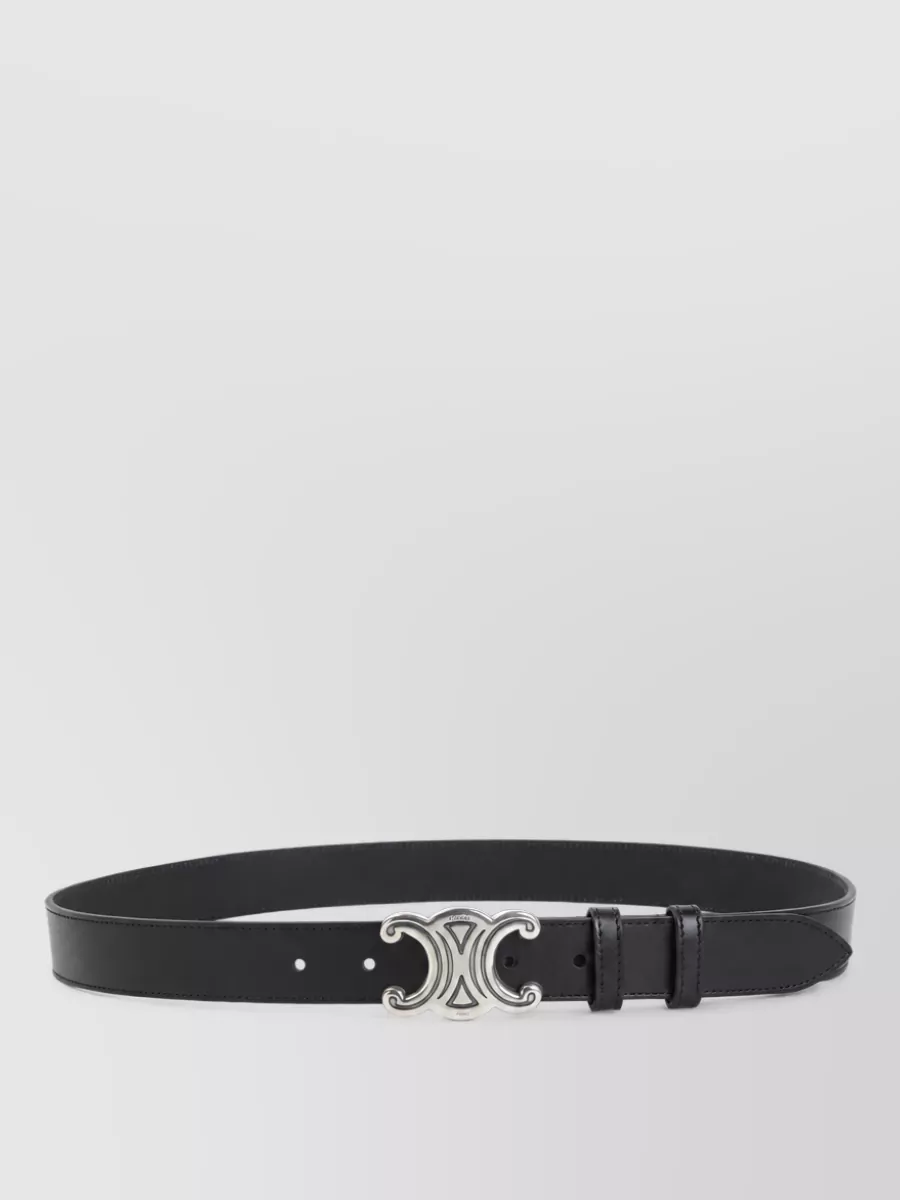 Celine leather wide belt