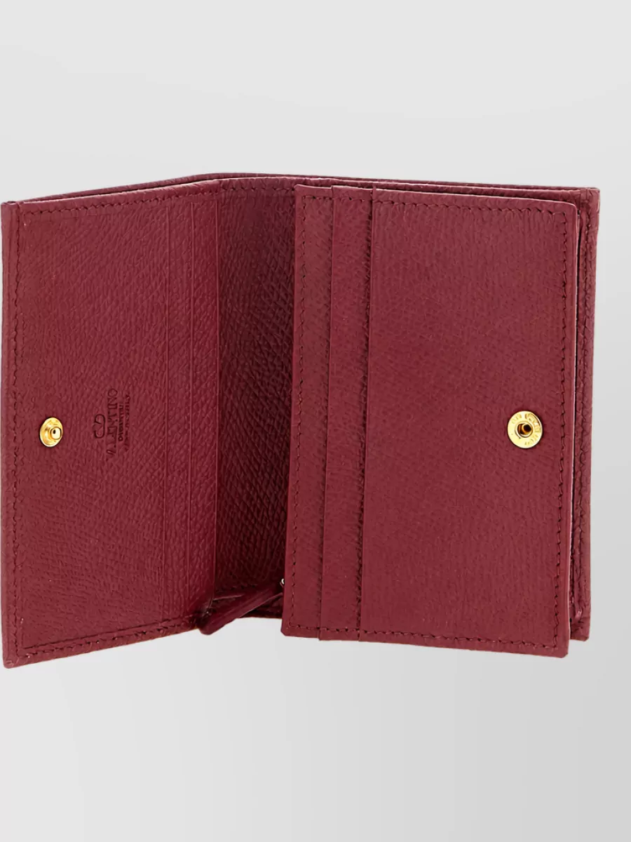 Valentino Garavani Leather Wallet Keyring