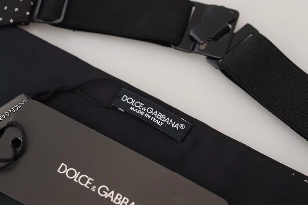 Dolce&Gabbana Silk Polka Dot Cummerbund