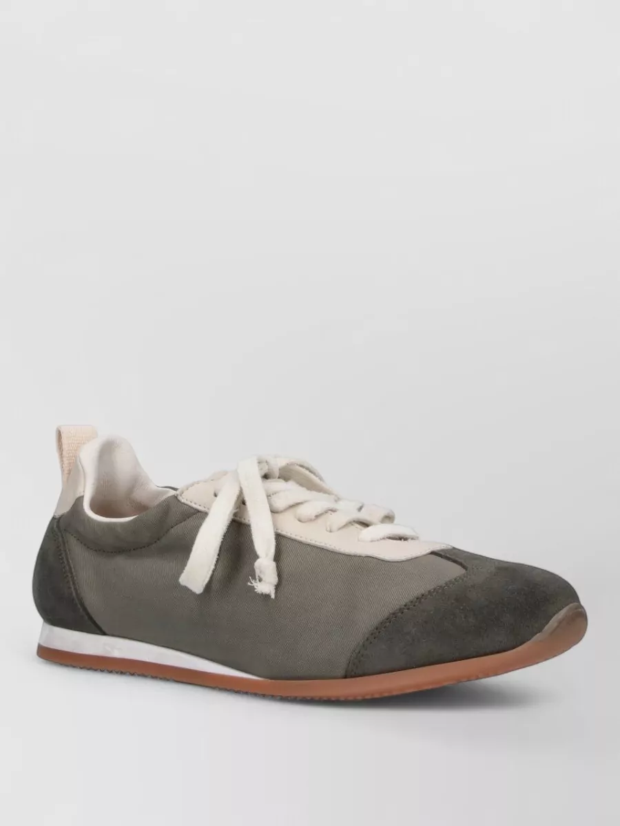 Uma Wang leather low-top sneakers