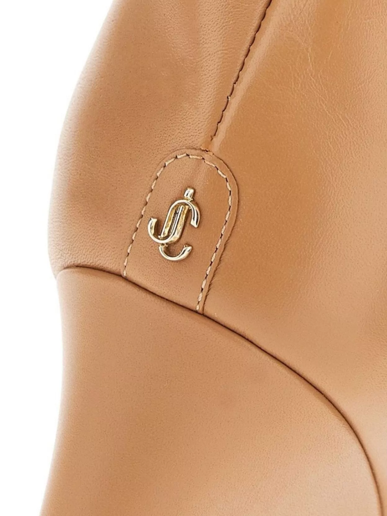 JIMMY CHOO CALF LEATHER BLAKE BOOTS WITH WEDGE HEEL
