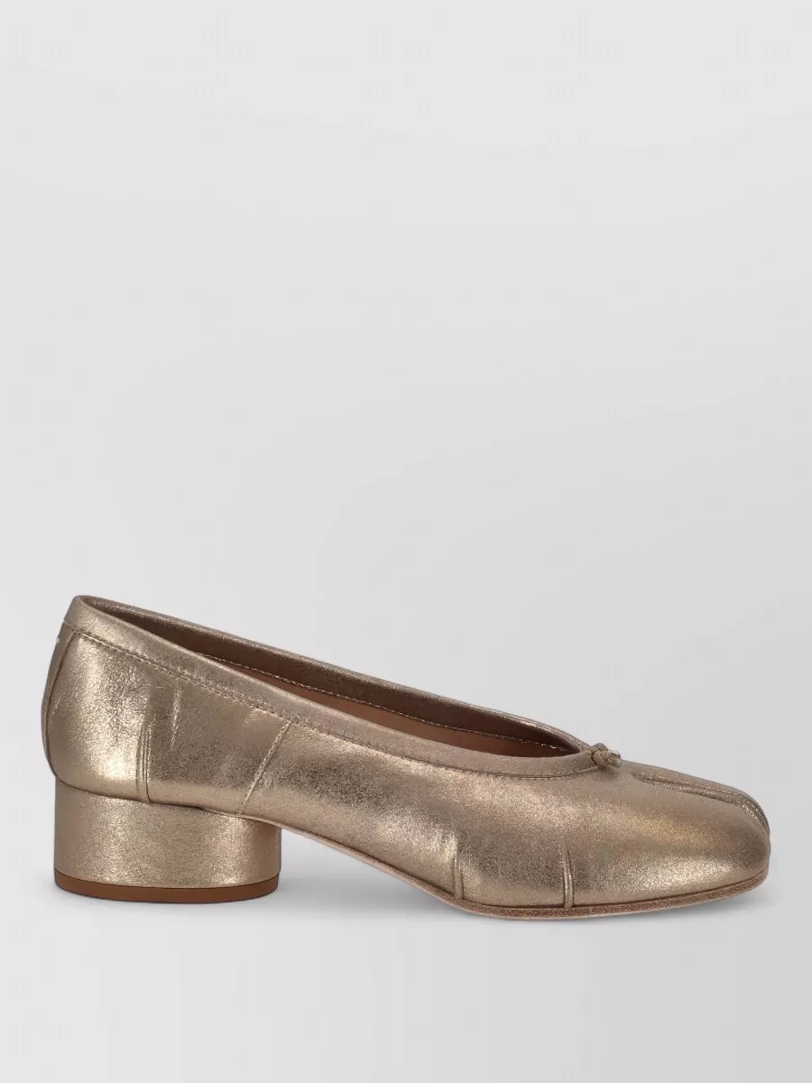 Maison Margiela Leather Ballerina Pumps