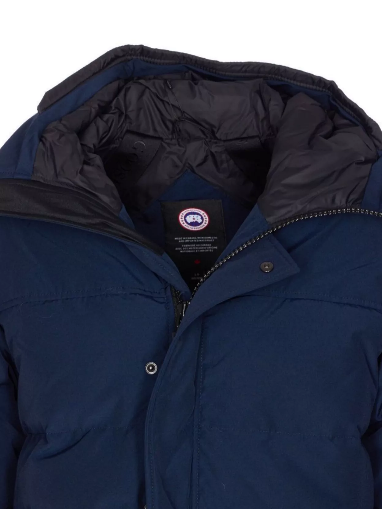 Canada Goose Hooded Parka With Zip Pockets And Cuffs