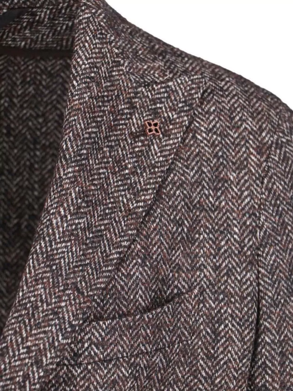 TAGLIATORE TAILORED JACKET HERRINGBONE PATTERN