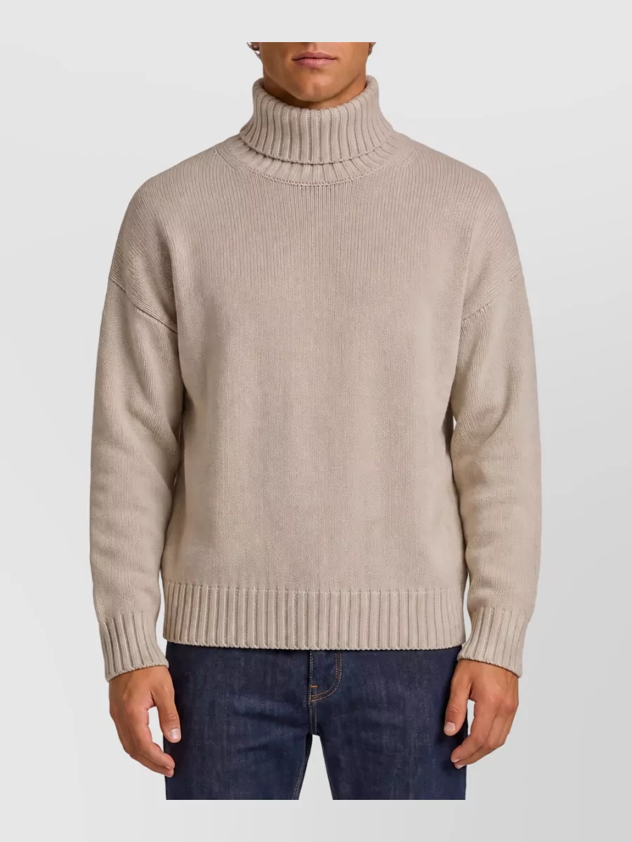 Lisa Yang cashmere ribbed relaxed-fit turtleneck sweater
