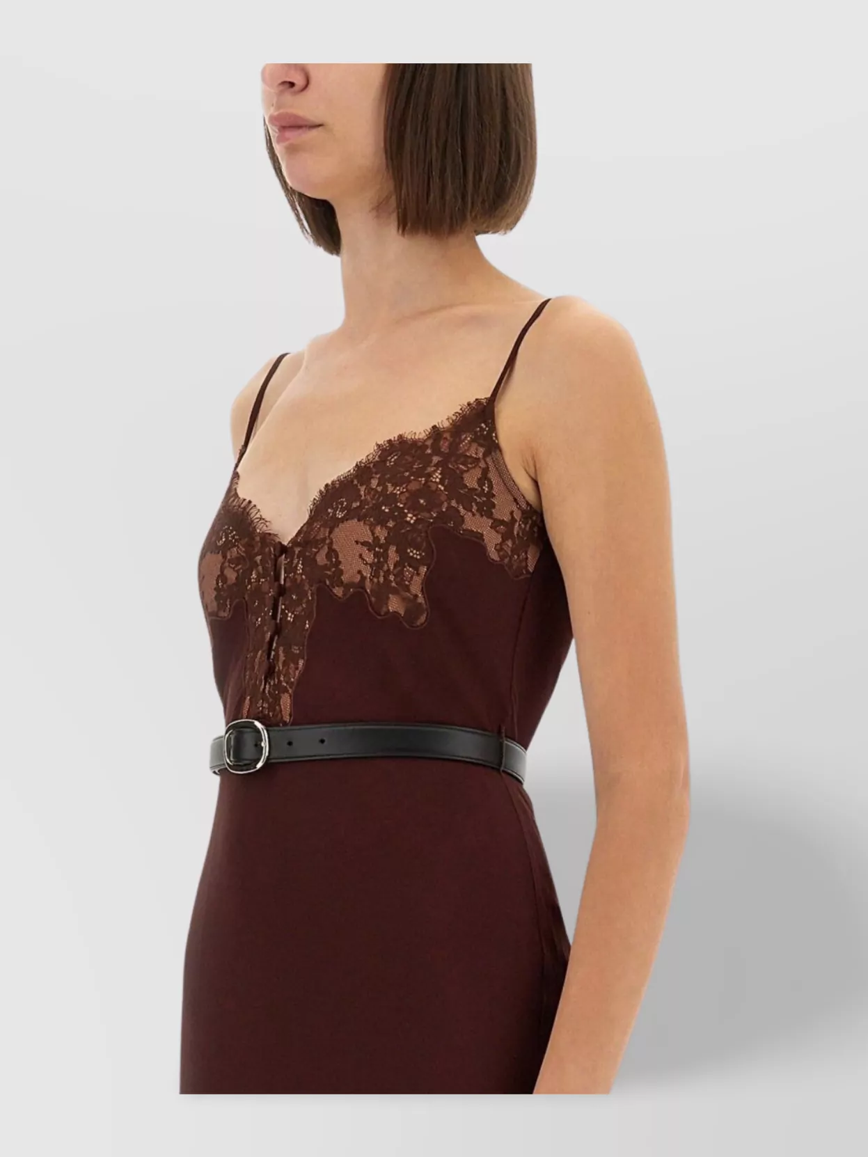 ワンピース SELF PORTRAIT LACE DRESS WITH BELT SELF-PORTRAIT Belted corded lace midi dress | NET-A-PORTER