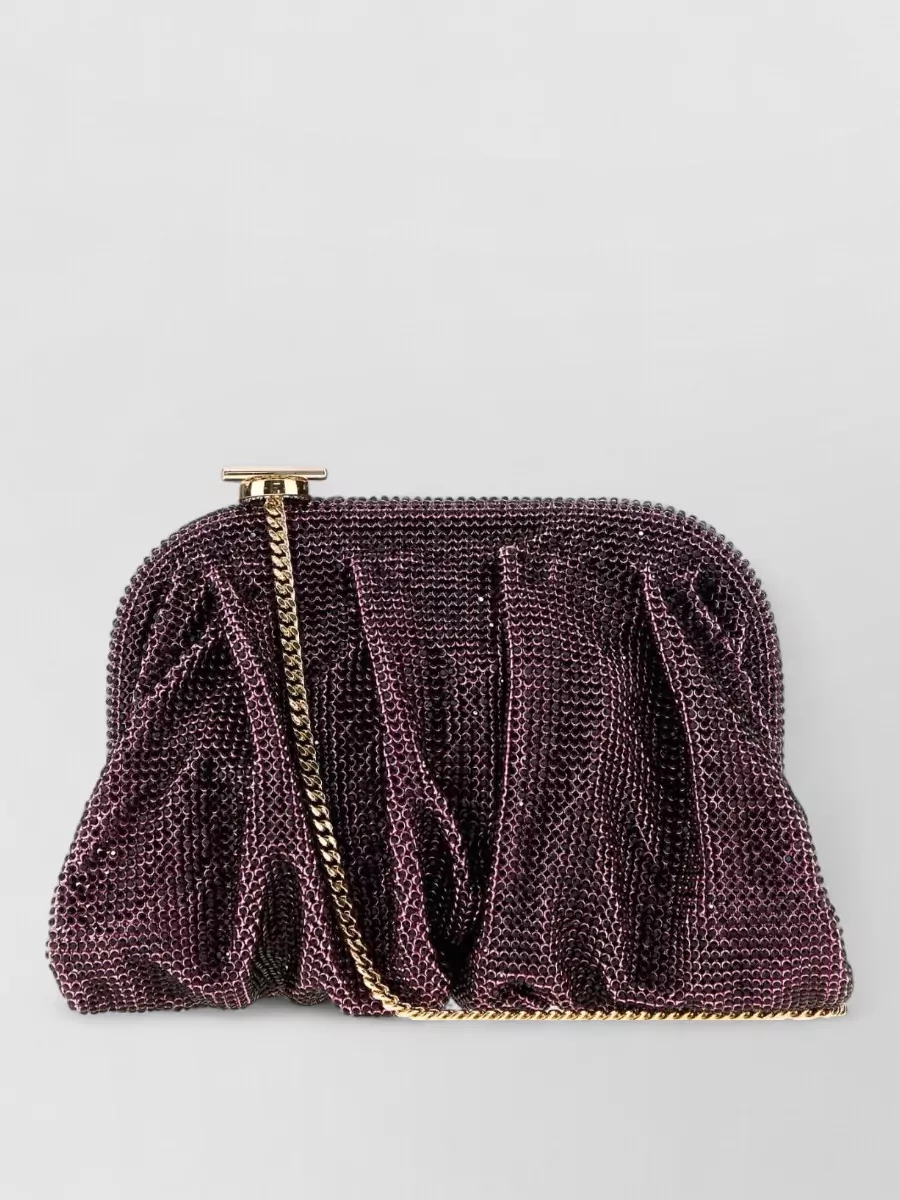 Benedetta Bruzziches rhinestone clutch bag